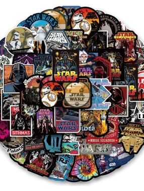 Star Wars Sticker Bundle  100 Count